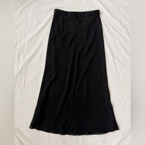 Chic Black Maxi Skirt